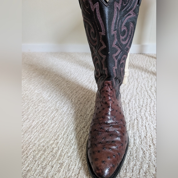 NOCONA Oxblood and Black Western Boots - Picture 5 of 14